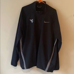 XXL West Virginia NIKE DRI-FIT zip up jacket